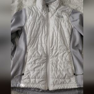 White north face jacket